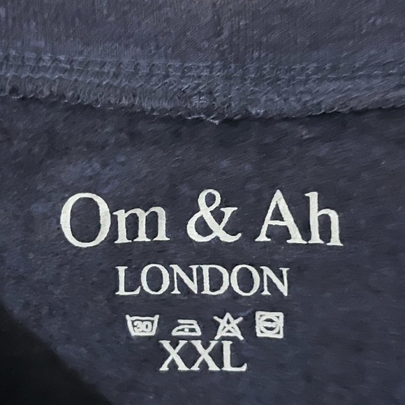 Om & Ah London “Be Kind” Cozy Pullover Black New Womens Size XXL - Picture 4 of 6
